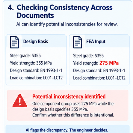 Checking consistency across engineering documents
